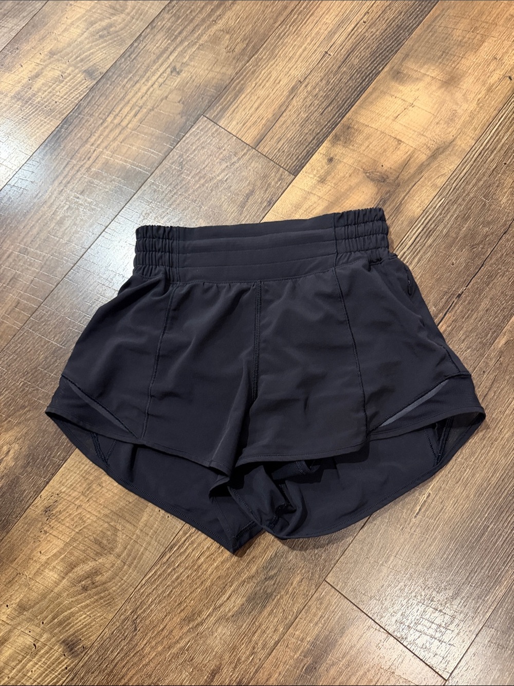 lululemon athletica Black Layered Running Skort